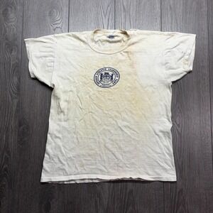 Vintage Ontario Athletic Camp 1960s T Shirt Small White Single Stitch